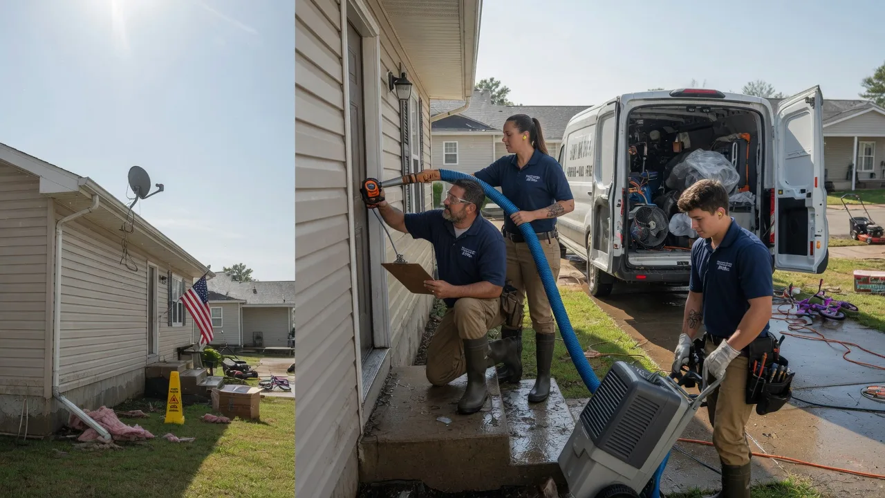 Ceiling Water Damage Restoration in Grand View, ID near me